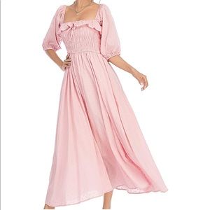 Pink Midi dress - NWT Size Small